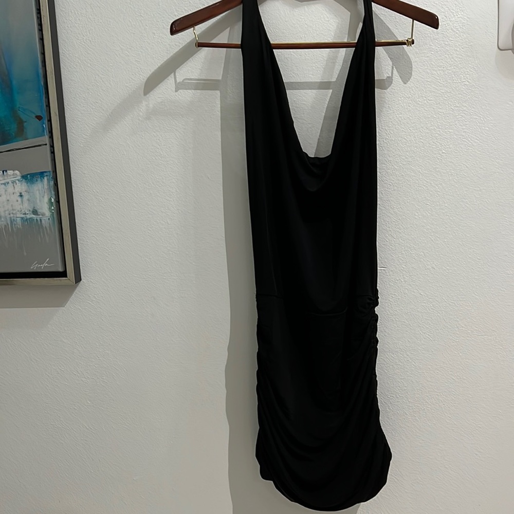 Little women black dress/ open back
